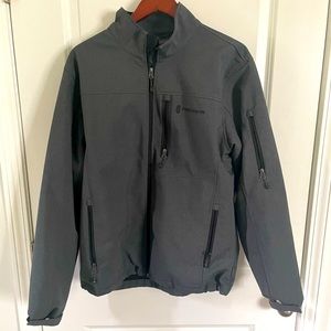 Free Country Zip Light Jacket Men’s Large Charcoal Grey